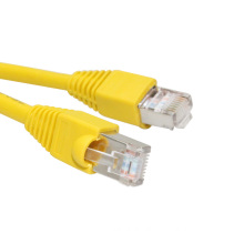 Yellow High speed indoor shielded cat6 patch cord